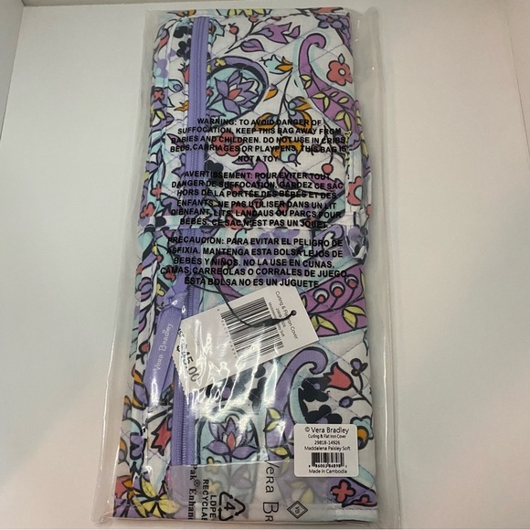 Vera Bradley Maddalena Paisley Curling & Flat Iron Cover NWT - Picture 4 of 4